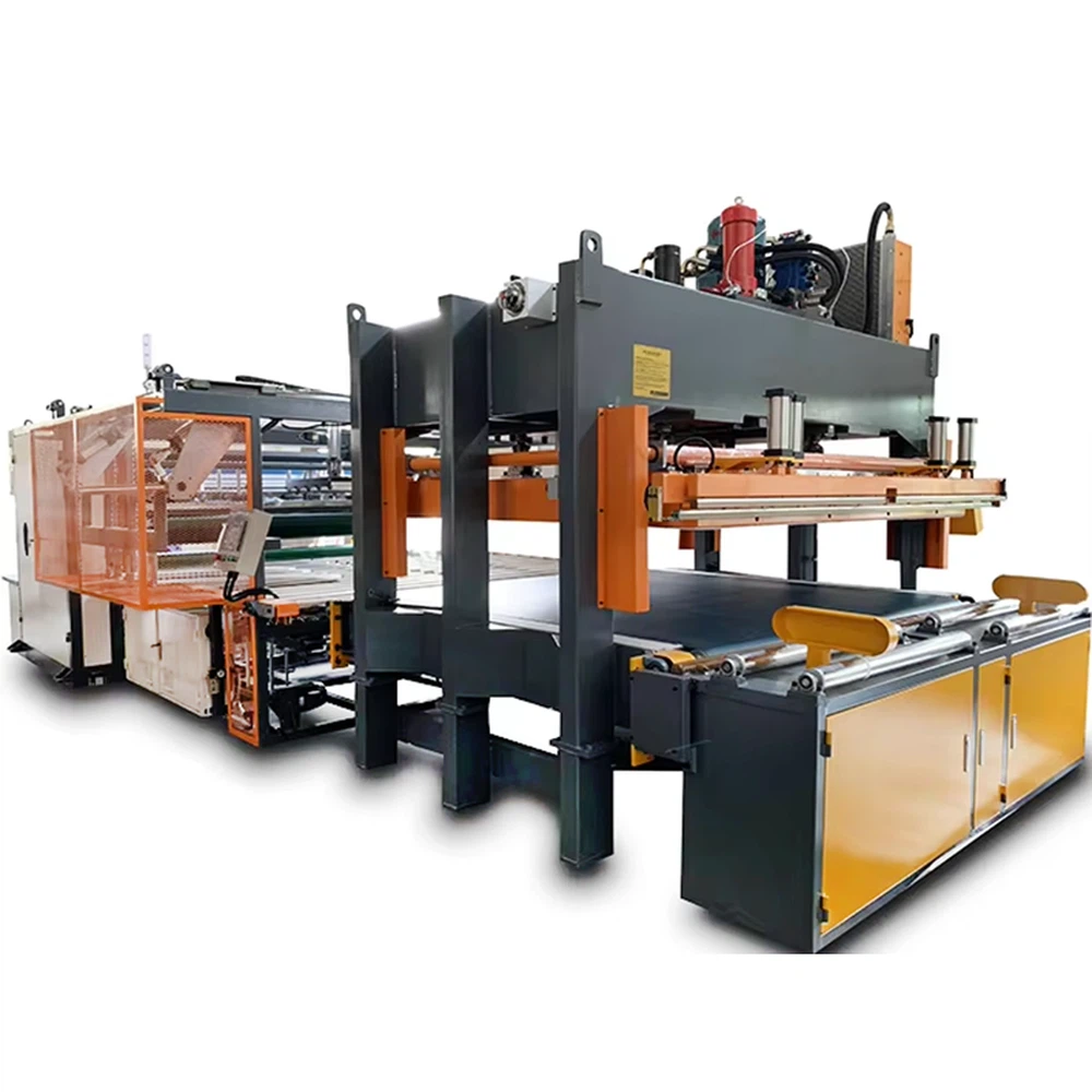 Mattress compress and roll packing machine Mattress compress and roll packing machine